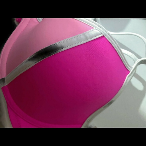 VS “ PINK’ Strappy Front T-Back Cage Bikini Top - Picture 4 of 11